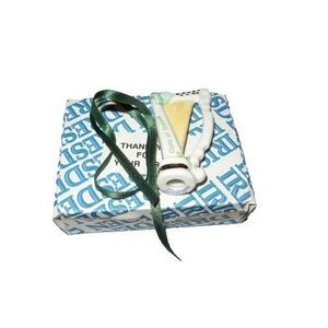 Irish Dresden Cashs of Ireland HARP Christmas Ornament 2 1/2" - with Box